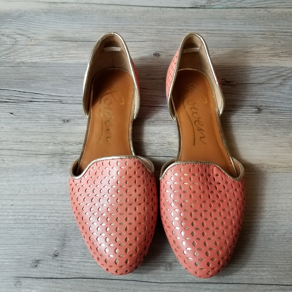 Rowen Chapman Leather Flat Loafers